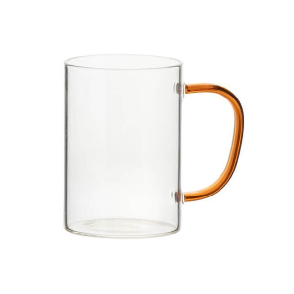 Personalized Mug Glass with colour handle - Image 4