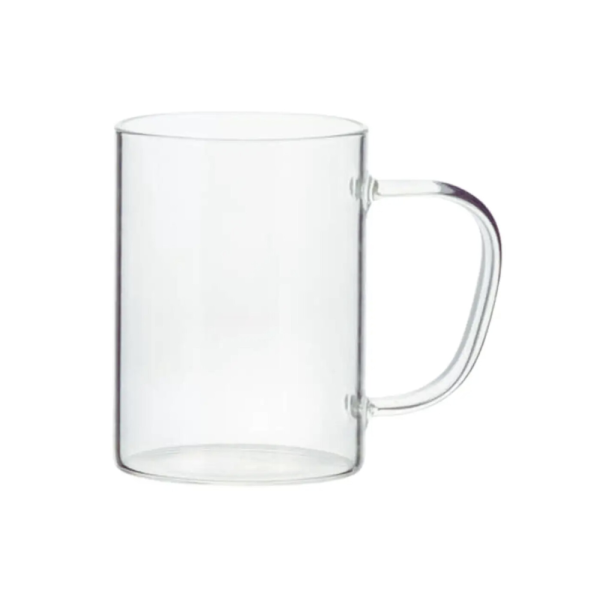 Personalized Mug Glass with colour handle - Image 2