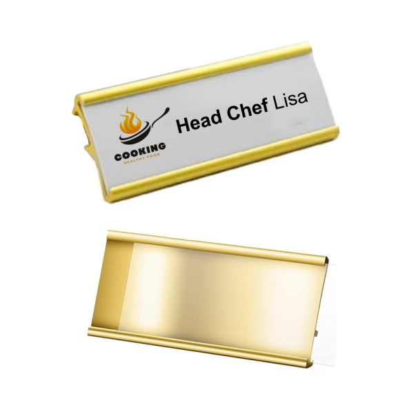 Name Badge - Gold