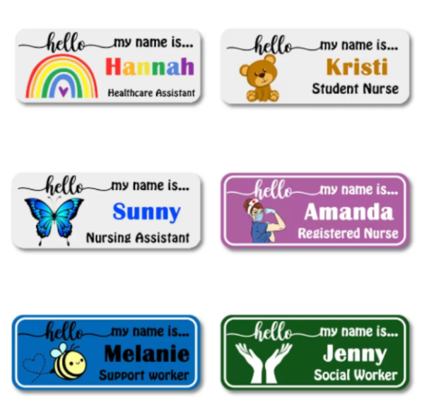 Name badges (sublimation)