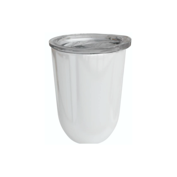 Personalized Tumbler GIN - White Stainless Steel
