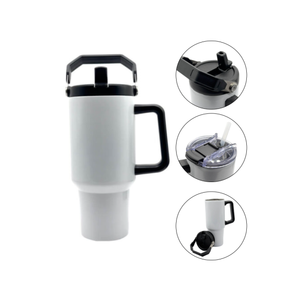 Personalized Tumbler SMALL Jack with lid and straw