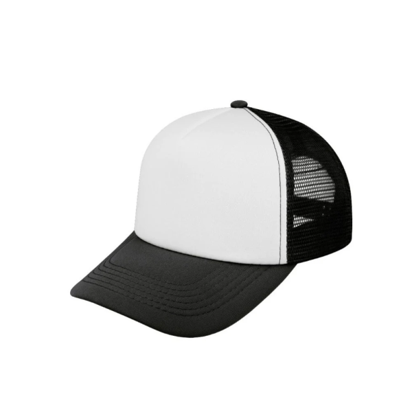 Personalized Cap Printing_5 Panel Trucker Cap with soft mesh - Image 2
