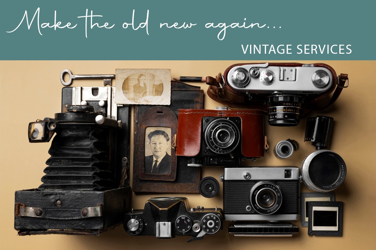 Vintage media conversion and vintage product services